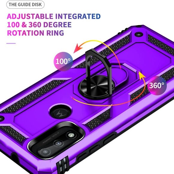 Moto G Pure Case Purple Black NEW - Picture 3 of 7